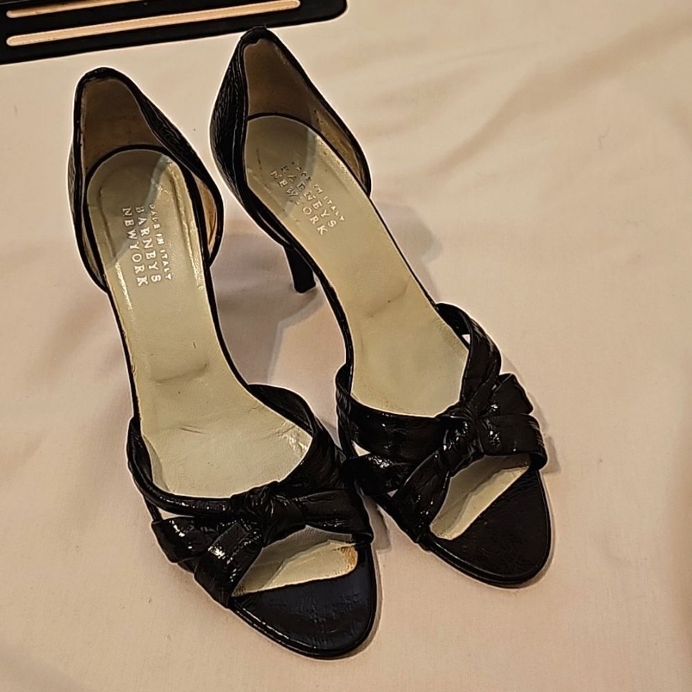 Barneys New York vintage Patent Leather‎ Heels  37.5